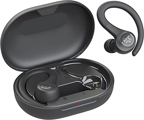 JLab Go Air Sport – Wireless Workout Earbuds Featuring C3 Clear Calling, Secure Earhook Sport Design, 32+ Hour Bluetooth Playtime, and 3 EQ Sound Settings (Graphite/Black)