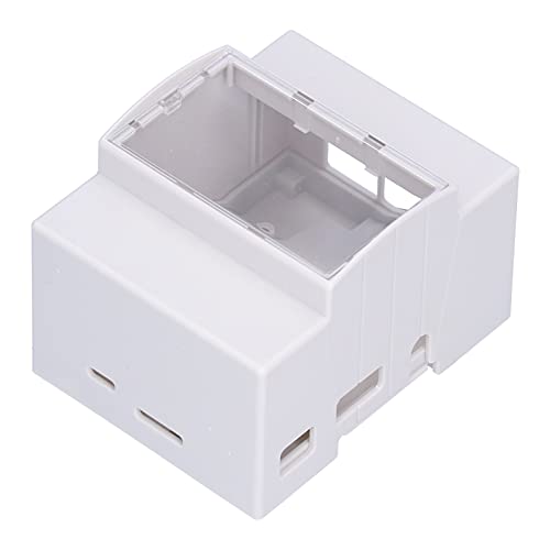 Industrial Control Enclosure, Durable ABS Plastic Protective Shell Modular Box Easy Install Glossy Surface with Reasonable Openings for Raspberry Pi 3 Model