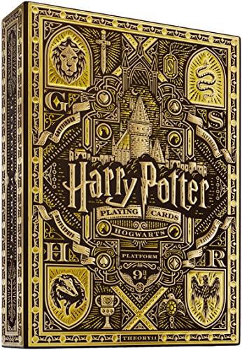 theory11 Harry Potter Playing Cards – Yellow (Hufflepuff)