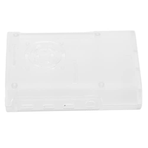 Heat Dissipation Enclosure, Lightweight Easy Install ABS Microcomputer Box for Raspberry Pi 4 Model B(Transparent)