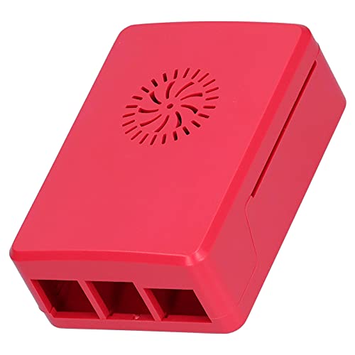Raspberry Pi 4, Raspberry Pi 4B Simple Removable Top Raspberry Pi Case for Electrical Auxiliary Materials for Imple Removable Top Cover(Red)