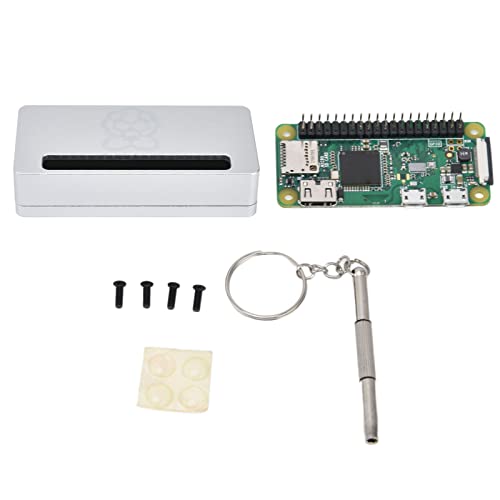 Bluetooth Mainboard, 40PIN Pre Soldered GPIO Header WiFi Motherboard 1080p60 Video Output Wireless Connection Storage Card Slot for Raspberry Pi Zero WH(Silver) | The Storepaperoomates Retail Market - Fast Affordable Shopping