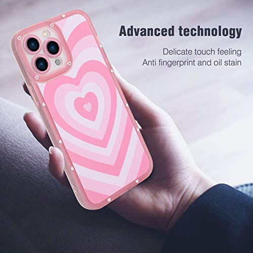 AIGOMARA Compatible with iPhone 11 Pro Max Case Pink Heart Print Cute Pink Heart Pattern Case for Women Girl Full Camera Protective Soft TPU Shockproof Phone Cover for iPhone 11 Pro Max | The Storepaperoomates Retail Market - Fast Affordable Shopping