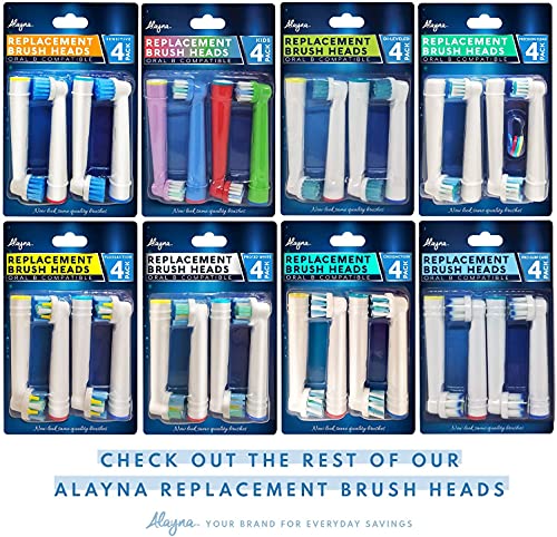Toothbrush Replacement Heads Compatible with Oral B Braun, Pk of 8 Best Professional Brush Heads for Oralb Kids, Soft, Sensitive, Triumph, Pro 1000 | The Storepaperoomates Retail Market - Fast Affordable Shopping