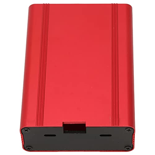 Aluminum Alloy Cooling Shell, Heat Dissipation Case Lightweight Ventilation Design Less Interference for Raspberry Pi 3 3B+ 2B B+(red)