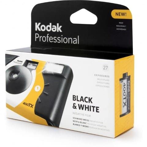 Kodak Professional Tri-X 400 Black and White Negative Film Single Use Camera, 27 Exposures