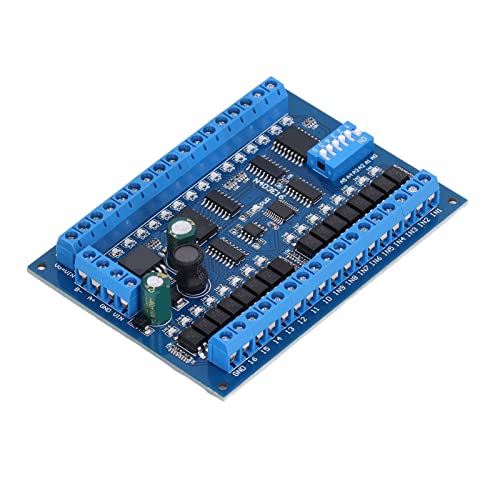 16 Input 16 Output Expansion Board, 8-50MA 6 Commands RS485 Remote Control Module for Surveillance System for Smart Home(Single Board)