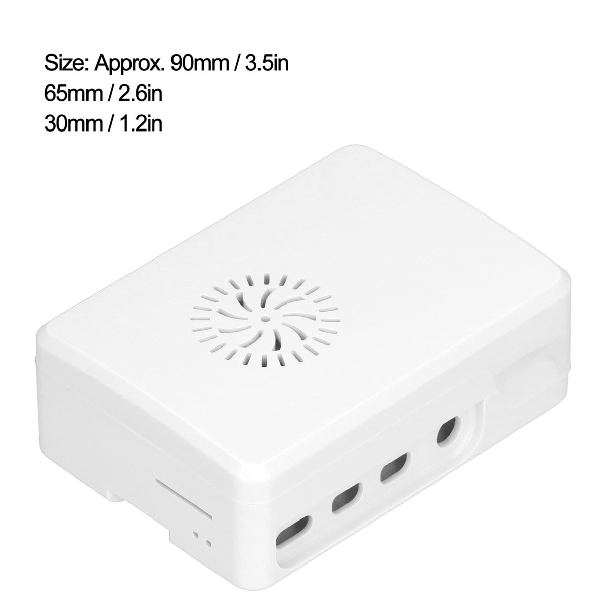 Pi 4, Raspberry Pi 4 Case Cover Protective Enclosure Simple Removable Top for Electrical Auxiliary Materials for Imple Removable Top Cover(White) | The Storepaperoomates Retail Market - Fast Affordable Shopping