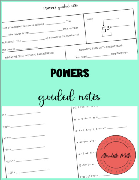 Powers Guided Notes