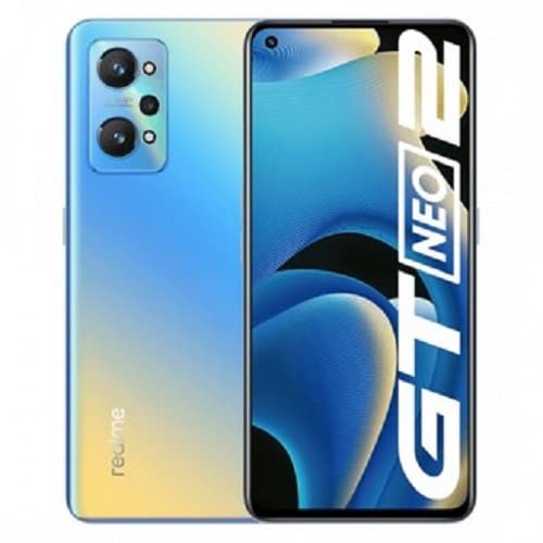 Realme GT Neo 2 5G Dual 256GB 12GB RAM Factory Unlocked (GSM Only | No CDMA – not Compatible with Verizon/Sprint) International Version -Neo Blue