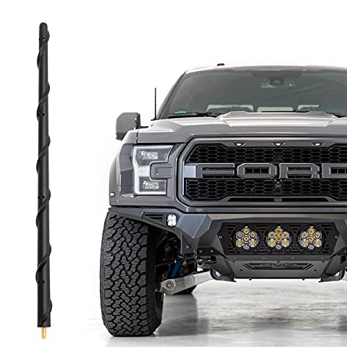 KSaAuto Antenna Ford Bronco Accessories 2021-2023, Ford F150 Antenna 2009-2022, Ford F 150 Accessories for Car Radio Reception, Flexible Rubber 16 Inch Ford Truck Antenna