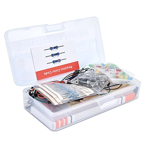 Electronic Component Kit, Breadboard DIY Tool Transistor Kit Electronics for DIY for R3/MEGA2560c
