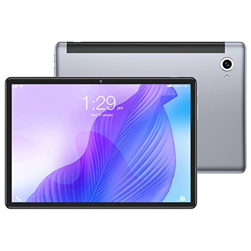 Tablet Android 10.0 Operating System 10.1-inch HD Display Quad Core Processor 2GB RAM and 32GB ROM TF Expansion Support Built-in WiFi Bluetooth GPS Tablet (Gray)