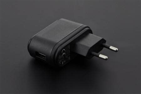 DFRobot Touch Sensor Development Tools Wall Adapter USB Power Supply 5V 1A (European Standard) Pack of 20 (FIT0197)