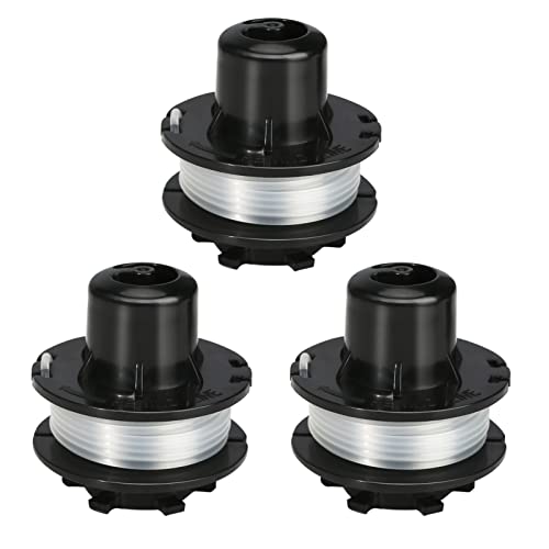 Thten 88185 Electric Trimmer Replacement Spool Compatible with Toro 51241, 51460, 51464, 51467 0.065 Inch 10 Foot Line 3 Pack