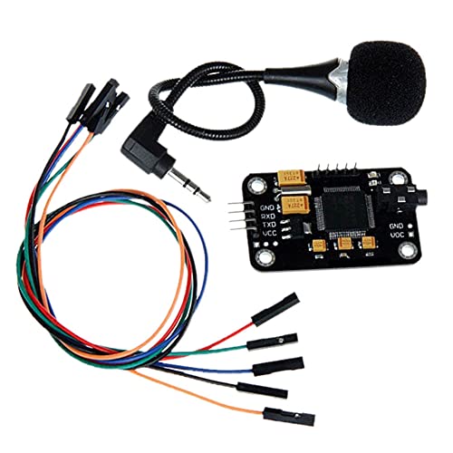 BOBOYA Voice Recognition Module with Microphone Serial Port Control Sound Speech Control Board,Voice Module