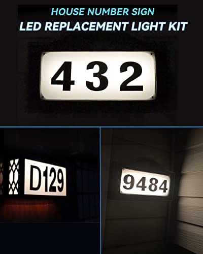 Keiurot House Number Light Bulb 194 193 Bulb Lighted Address Sign LED Replacement Bulb Kit,Landscape RV and Cabinet Lighting White,10-30Volt AC/DC,2Pack | The Storepaperoomates Retail Market - Fast Affordable Shopping