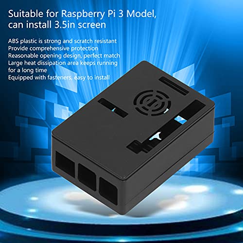 ABS Plastic Enclosure, Firm Structure High Hardness Cooling Shell for Raspberry Pi 3 Model | The Storepaperoomates Retail Market - Fast Affordable Shopping