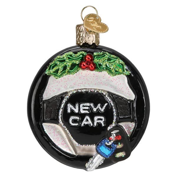 Old World Christmas New Car Glass Blown Ornament for Christmas Tree