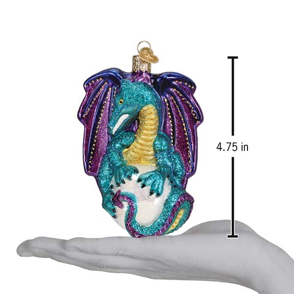 Old World Christmas Fantasy Dragon Glass Blown Ornament for Christmas Tree | The Storepaperoomates Retail Market - Fast Affordable Shopping