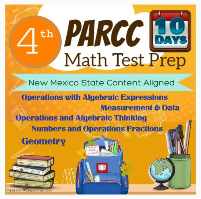 4th Grade New Mexico PARCC Math Test Prep / Review – 10 Days of Practice! | The Storepaperoomates Retail Market - Fast Affordable Shopping