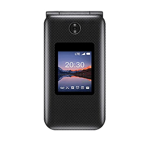 ZTE Cymbal U 2020 (8GB) 2.8″ Minimalist Flip Phone, No WiFi/Internet, All Day Removable Battery, GSM Unlocked 4G VoLTE (T-Mobile, Metro, Global) US Model (32GB SD Bundle, Black)