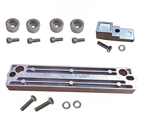 US Marine Products LLC Aluminum Anode Kit for Suzuki 90-140 HP Outboards Replaces Suzuki 55321-94900A, 55321-90J01A, 55320-95310A, Martyr CMSZ90140KITA, Tecnoseal 20909AL, Quicksilver 8m6007994