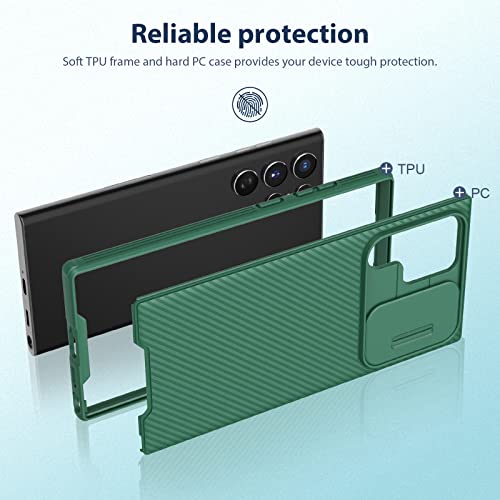 Nillkin Samsung Galaxy S22 Ultra Case – CamShield Pro Case with Slide Camera Cover Protection for Galaxy S22 Ultra 5G 6.8″ 2022, Green | The Storepaperoomates Retail Market - Fast Affordable Shopping