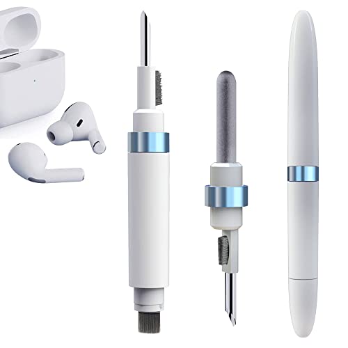 Airpod Cleaner Kit 2022, Headphone Cleaning Pen, Soft Microfiber Dust Removal Bush Pen, Multi-Function Cleaner Kit for Any Model of Bluetooth Earbuds,Cellphones, Wireless Earphones