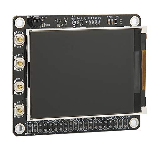 LCD Screen for Raspberry Pi, 2.4in TFT Mini Display for Raspberry Pi, 320×240/High PPI/for Raspberry Pi 4B / 3B / 2B + / A +, Clear Picture, 6 Button Designs