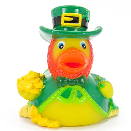 Lucky Leprechaun Rubber Duck Bath Toy | St. Patrick’s Day, Spring Holidays | Squeaker | 100’s of Styles to Chose | Collect Them All | 3 x 3.5 x 3 a