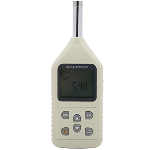 Sound Level Tester, Multiple Scenes Power Saving Anti Drop Digital Decibel Meter for School for Residential Area for Airport for Factory