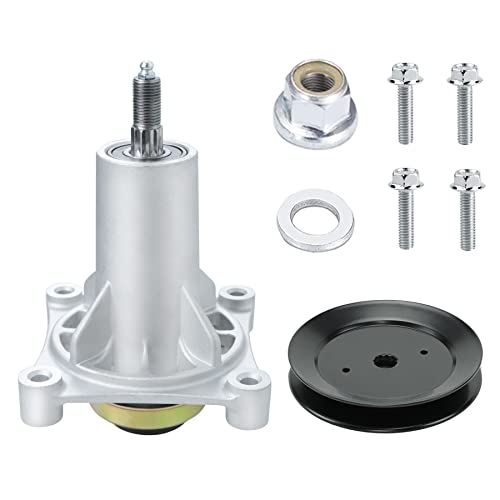 ILONPA Spindle Assembly with 195945 197473 Pulley&Mounting Bolts for 187292, 192870, 532192870, 532187292
