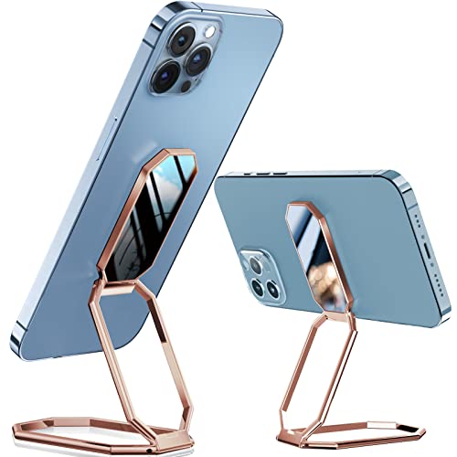 A-LuGei【Foldable & Adjustable】 Cell Phone Ring Holder Finger Kickstand,【Thick Case & Big Phone Friendly】 Cell Phone Holder for Hand, 【Magnetic】 Ring Holder for Cell Phone Grip, iPhone Ring Holder Grip