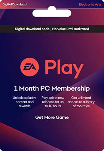 EA Play Membership – 1 Month – PC Origin [Online Game Code]