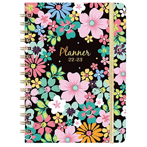 Academic Planner 2022-2023 – Academic Planner from July 2022 to June 2023, 2022-2023 Planner Weekly & Monthly, 6.3″ x 8.4″ Academic Planner 2022-2023 with Coated Tabs, Thick Paper, Inner Pocket