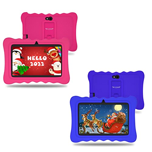 7 inch Kids Tablet, Children’s Tablets, 2GB RAM 32GB ROM, Android 9.0 Tablet, Parental Control, Kidoz Installed, Google Play, YouTube, Games, Touch Screen, WiFi, IPS HD Display, Kid-Proof Case