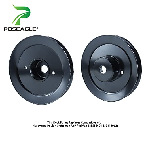 POSEAGLE 587125201 Mandrel Kit with 588586601 Pulley Replaces Craftsman 174356, 174358, Husqvarna 532174356, 532174358, 539107515, Husqvarna Z246 Spindle, Husqvarna rz4623 Spindle, 539113962 Pulley | The Storepaperoomates Retail Market - Fast Affordable Shopping