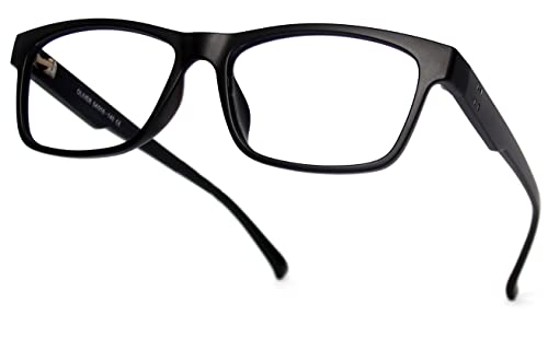 Blue Light Blocking Glasses – Anti-Fatigue Computer Monitor Gaming Glasses Prevent Headaches Gamer Glasses (BLACK, 1.00)