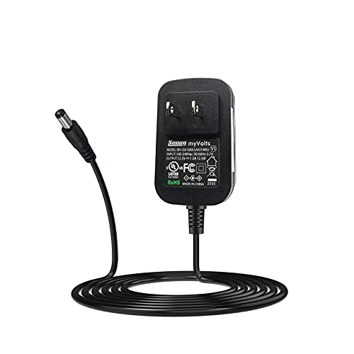 MyVolts 12V Power Supply Adaptor Compatible with/Replacement for Gemini MM1 Mixer Mixer – US Plug