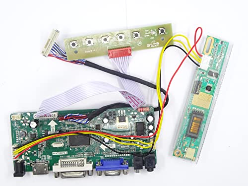 xiongbiao for LTN121XA-L01 1024X768 12.1″ Monitor HDMI DVI VGA LCD Controller Board kit Work for Arcade1Up Machine Modification