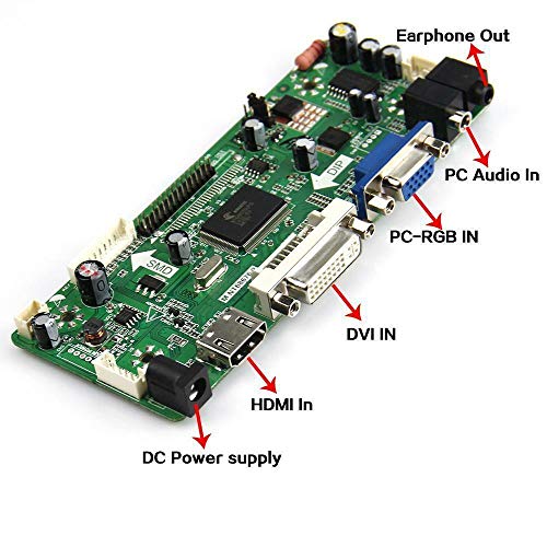xiongbiao NT68676(HDMI DVI VGA LCD LED) Controller Board Monitor Kit for B156XTN02.2 1366×768 Work for Arcade1Up Machine Modification | The Storepaperoomates Retail Market - Fast Affordable Shopping