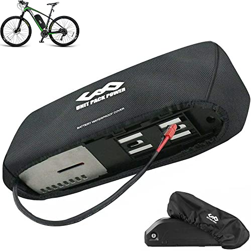 PANDA CYCLE Ebike Battery Case Bicycle Battery Protector Bag Anti Mud Cover Waterproof Dustproof Wear Resistant Frame Bag for Hailong Shark Dolphin Batteries