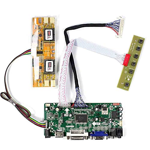 xiongbiao HDMI DVI VGA LCD Control Board kit DIY for M240HW01 V5 1920X1080 Screen Monitor Work for Arcade1Up Machine Modification