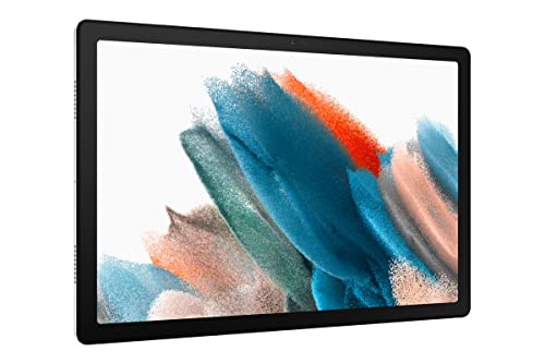 SAMSUNG Galaxy Tab A8 10.5” 32GB Android Tablet w/ LCD Screen, Long Lasting Battery, Kids Content, Smart Switch, Expandable Memory, US Version, Silver, Amazon Exclusive