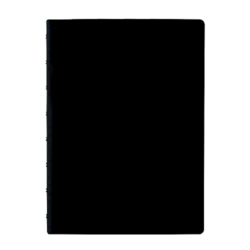 Filofax Folio Refill, A5 Size, Icon Black Notebook, Ruled, 8.25″ x 6.125″, White Paper (B292218)