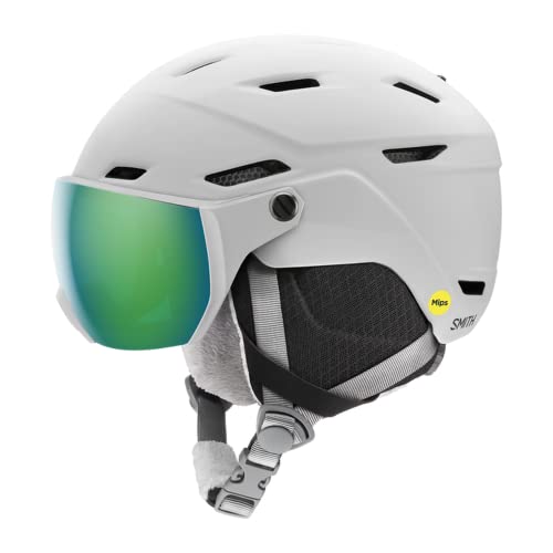 Smith Optics Survey Jr. MIPS Youth Snow Helmet – Matte White, Youth Small/Medium
