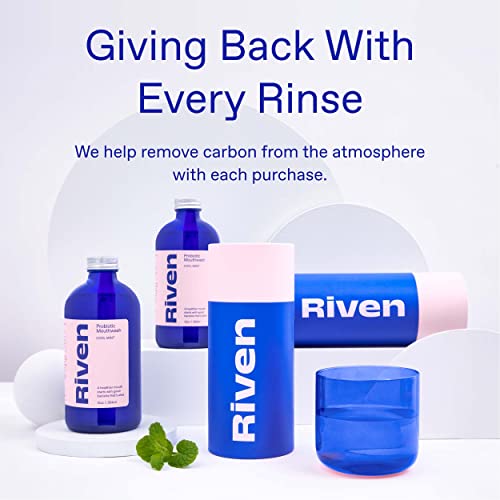 Riven – Probiotic Mouthwash | Cool Mint Anti-Cavity Dry Mouth Plaque Remover, Fight Bad Breath & Get Rid of Gingivitis for Healthier Gum Tissue Spearmint Flavor Alcohol Free 12 Ounce (Pack 1) | The Storepaperoomates Retail Market - Fast Affordable Shopping