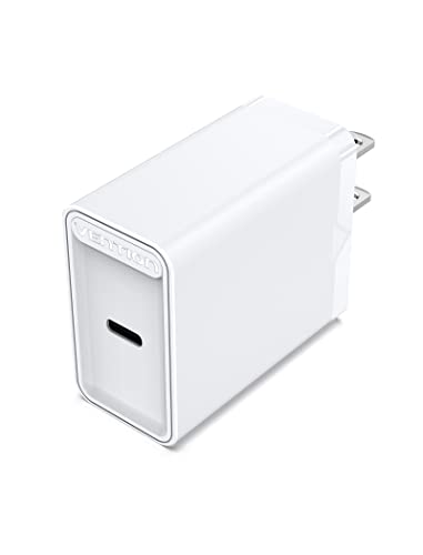 iPhone USB C Wall Charger Block – VENTION 20W Apple Type C Charger Plug – PD Fast Charging Block Compatible with iPhone 13 12 11 Pro Max XS XR X 8 7 6 iPad AirPods Pro Samsung Galaxy Pixel