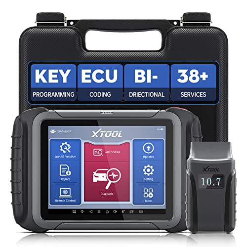 XTOOL D8BT Car Diagnostic Scan Tool with 3-Year Updates (Value $600), 2023 Newest Version, ECU Coding & PMI, 38+ Resets, Bi-Directional Controls, Full Diagnosis, Key Programming, Support CAN FD for GM